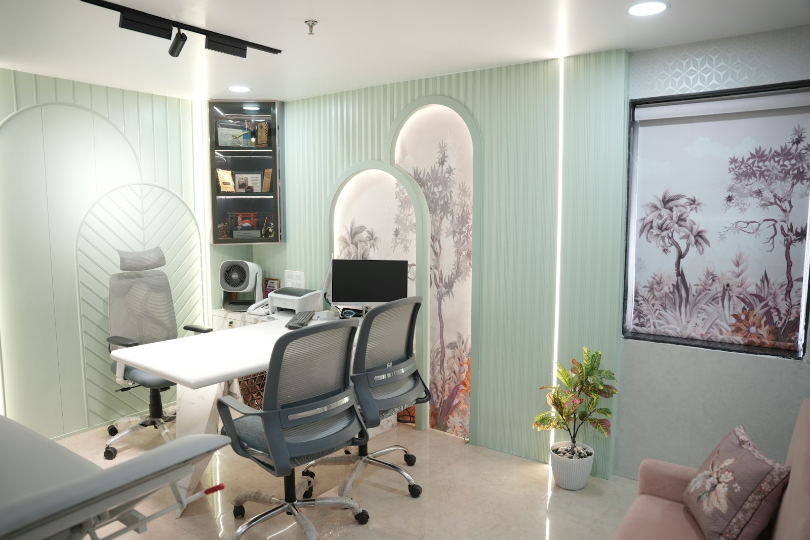 Modern, calming consultation room